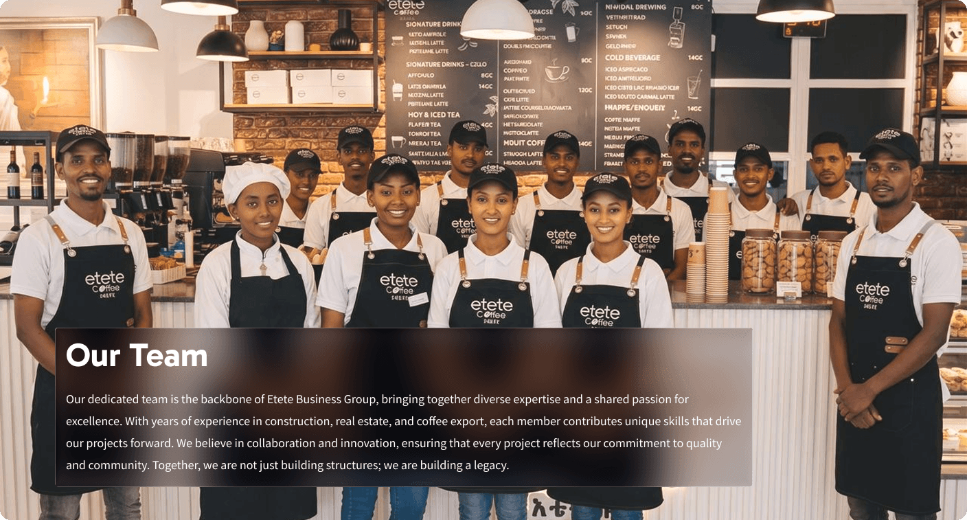 The Etete Business Group team